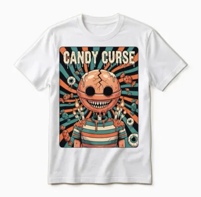Candy Curse Unisex T-Shirt - White