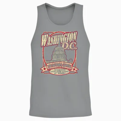 Washington D.c. Souvenir Satire Unisex Tank Top - Sport Grey