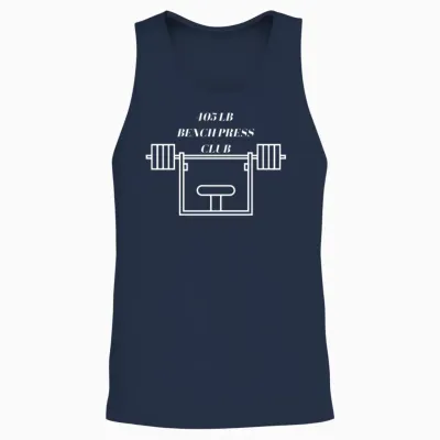 405 Lb Bench Press Club Unisex Tank Top - Navy