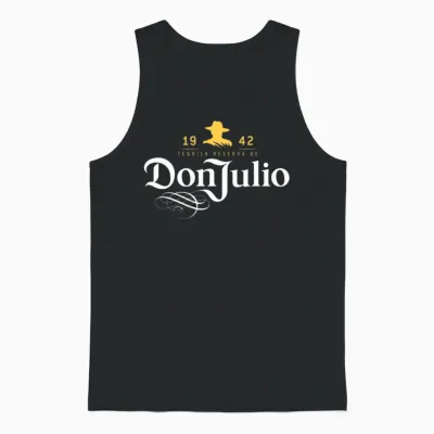 Retro Don Julio 1942 Unisex Tank Top - Black