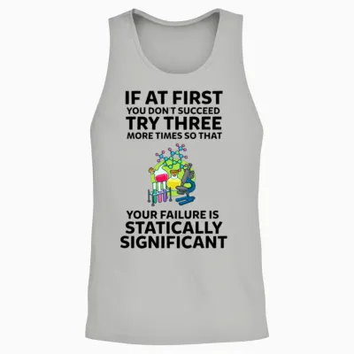 Science Teacher Funny Science Unisex Tank Top - Ash