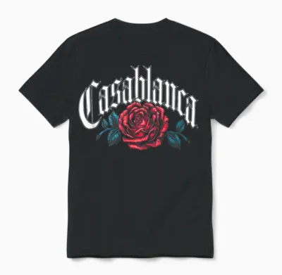 Casablanca Morocco — Iconic City and Mediterranean Atmosphere T-Shirt, Black, S Unisex T-Shirt - Black