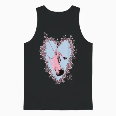 Official Photo Olivia Rodrigo Heart Swing Unisex Tank Top - Black