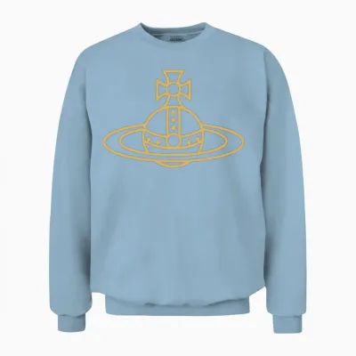 Bestselling Westwood Crown Logo Unisex Sweatshirt - Light Blue
