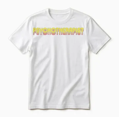 Retro Psychotherapist Unisex T-Shirt - White