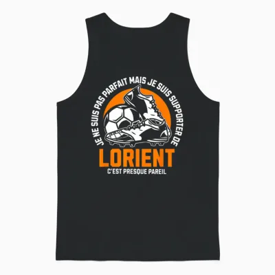 Lorient Foot Supporter - Football - Lorientais Humour T-Shirt, Black, S Unisex Tank Top - Black