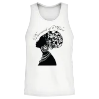 Diamond of Africa Black Power Unisex Tank Top - White – 2