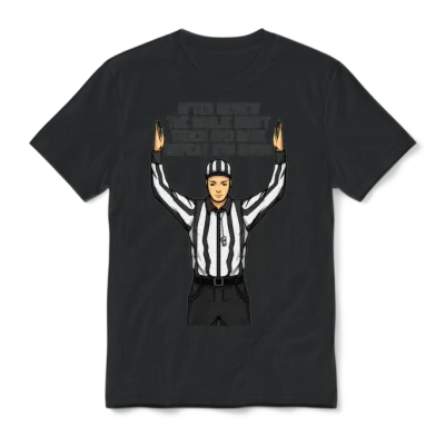 After Review Football Referee Clueless Sports Fan Unisex T-Shirt - Black