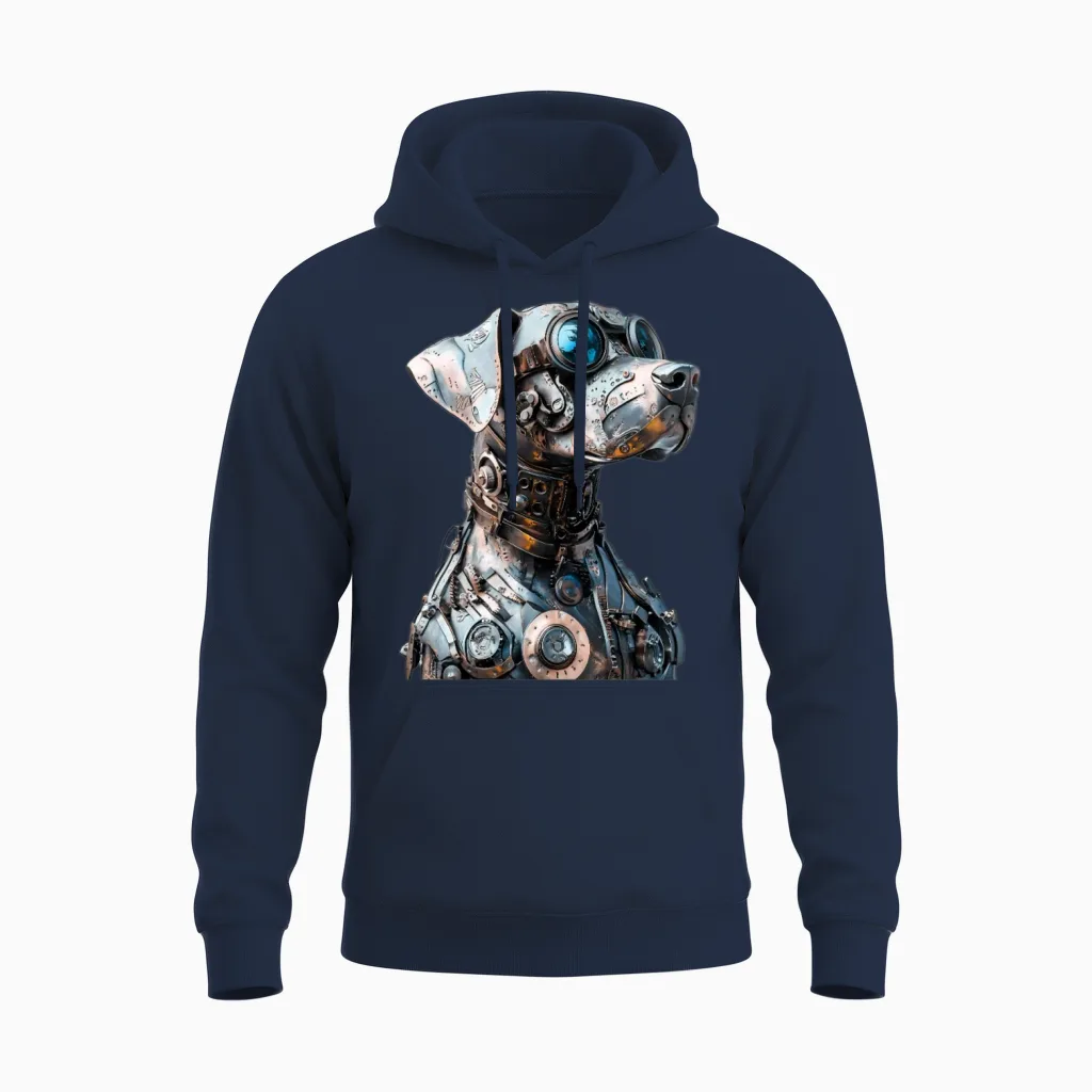 Ai Dog - Lovers Unisex Hoodie in Navy