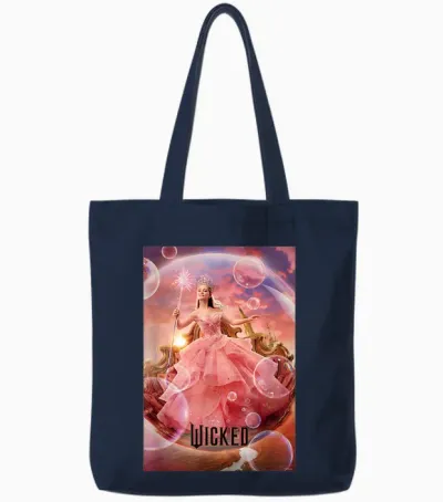 Wicked Glinda Bubble Tote Bags - Navy