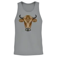 Bull Head 2 Unisex Tank Top - Sport Grey – 2