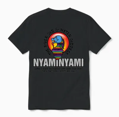 Nyaminyami Colors Sunrise Unisex T-Shirt - Black