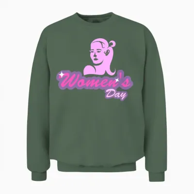 Women's Day Unisex Sweatshirt - Military Green