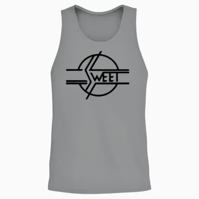 New the Sweet Band Glam 70s Classic Rock Band Men Unisex Tank Top - Sport Grey