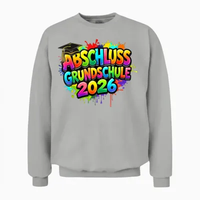 Grundschule Absolvent Abgänger Grundschule Abschluss 2026 Unisex Sweatshirt - Ash