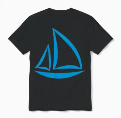 Sailing Unisex T-Shirt - Black