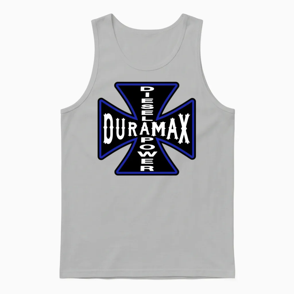 Chevy Duramax Diesel Power Unisex Tank Top in Ash