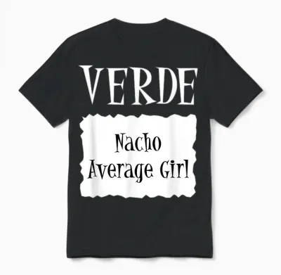 Verde - Hot Packet Halloween Taco Costume Unisex T-Shirt - Black