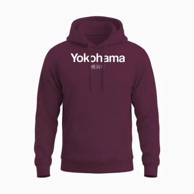 Yokohama Japan Unisex Hoodie - Maroon