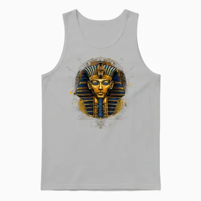 Altes ägypten Tutanchamun ägyptologie Pharaonen ägyptischer Gott Unisex Tank Top - Ash