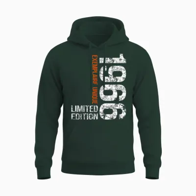 60ème Anniversaire 1966 Vintage 60 Ans Hommes Millésime 1966 Unisex Hoodie - Forest