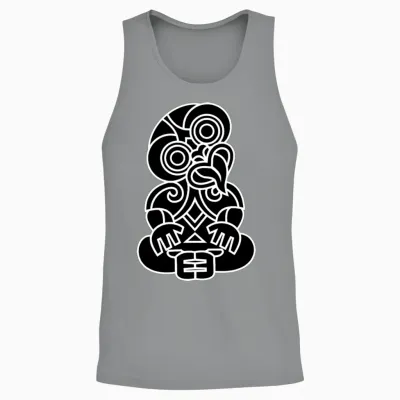 Hei Tiki New Zealand Maori Unisex Tank Top - Sport Grey