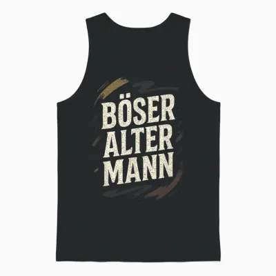 Böser Alter Mann - Böser Humor Schwarzer Humor Unisex Tank Top - Black