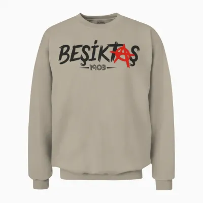 Beşiktaş Besiktas Unisex Sweatshirt - Sand