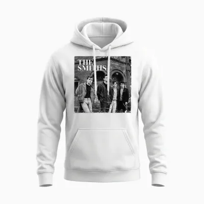 The Smiths Salford Lads Club Band Photo by Stephen Wright Unisex Hoodie - White