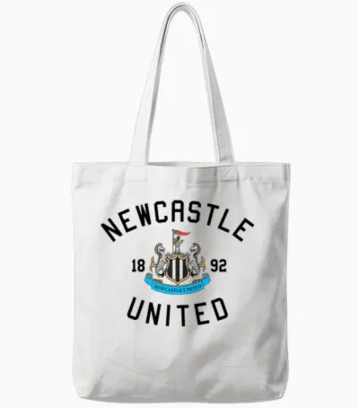 Herren Newcastle United Fc Color Crest Tote Bags - White