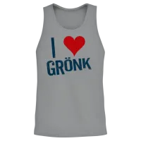 I Heart Gronk Unisex Tank Top - Sport Grey – 2