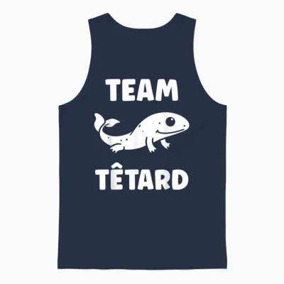 Funny Tadpole Quote Funny Team Tadpole Unisex Tank Top - Navy