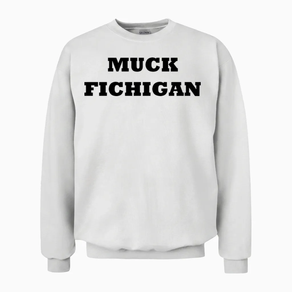 Muck Fichigan Unisex Sweatshirt in White