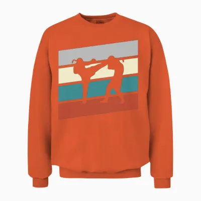 Mma Retro Unisex Sweatshirt - Orange