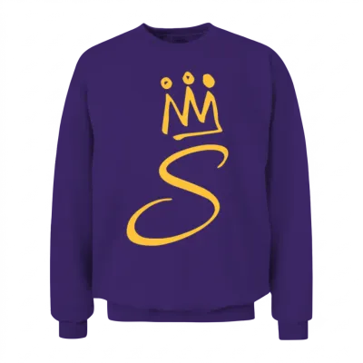 Letter S Unisex Sweatshirt - Purple