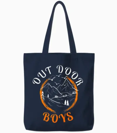 Outdoor Boys Tote Bags - Navy