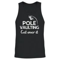 Pole Vaulting - Pole Vaulting Unisex Tank Top - Black – 2