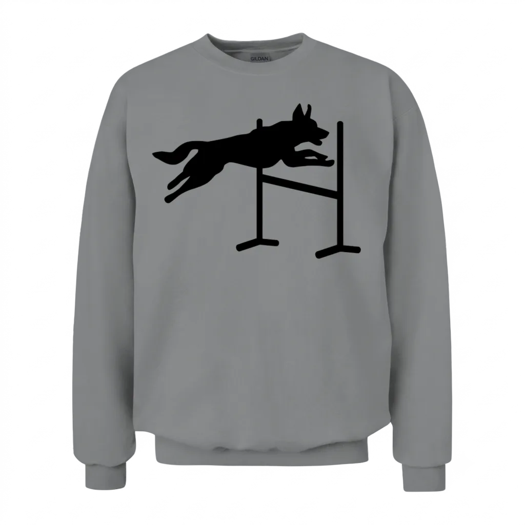Dog Agility Lovers Unisex Sweatshirt - Sport Grey