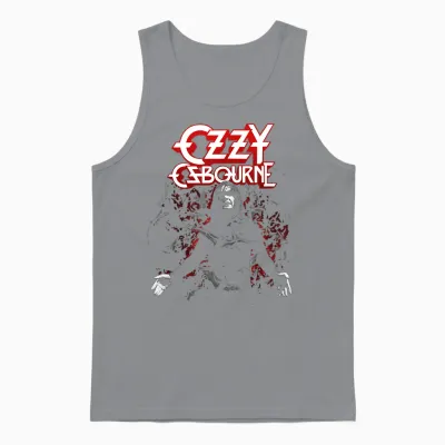 Ozzy Osbourne Ozzy with Bats Unisex Tank Top - Sport Grey