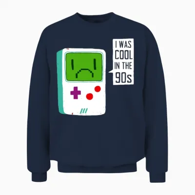 Cool in the 90 S Unisex Sweatshirt - Navy