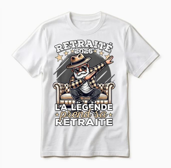 The Legend Retires 2026, Retired 2026 Man Unisex T-Shirt in White