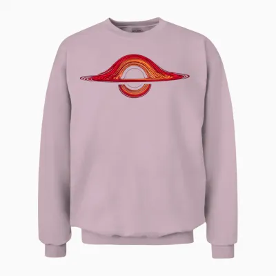 Black Hole Physics - Universe Physics Astrophysicist Unisex Sweatshirt - Light Pink