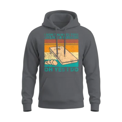 Funny Cornhole Unisex Hoodie - Charcoal