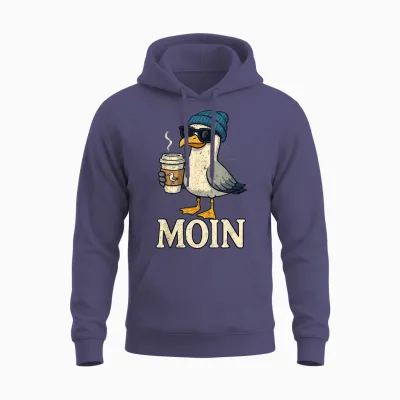 Moin Plattdeutsch Norddeutschland Ostfriesland Ostsee Moin Unisex Hoodie - Heather Sport Dark Navy