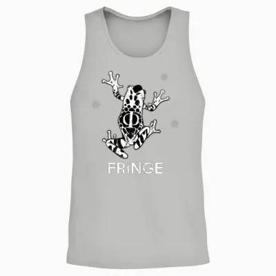 Fringe Phi Frog Unisex Tank Top - Ash