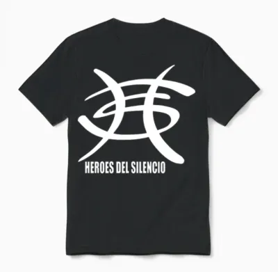 Heroes Del Silencio Rock Music Enrique Bunbury Unisex T-Shirt - Black