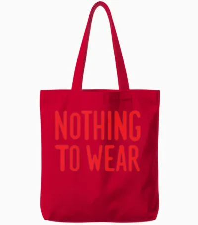 Funny Quotes Tote Bags - Red