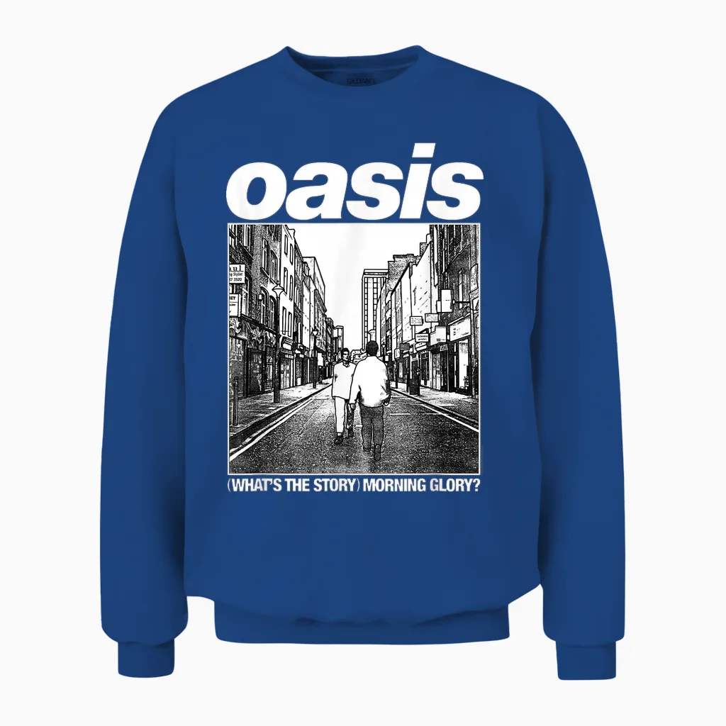 Oasis Amazon Exclusive Wtsmg in Navy Unisex Sweatshirt in Royal