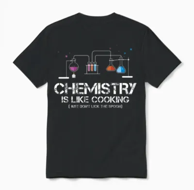 Chemistry Cooking Unisex T-Shirt - Black