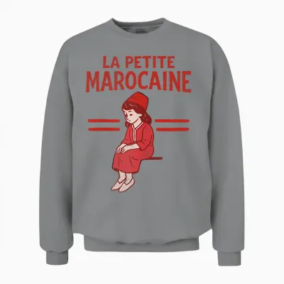 La Petite Marocain Moroccan Girl Gift Woman Morocco Unisex Sweatshirt - Sport Grey